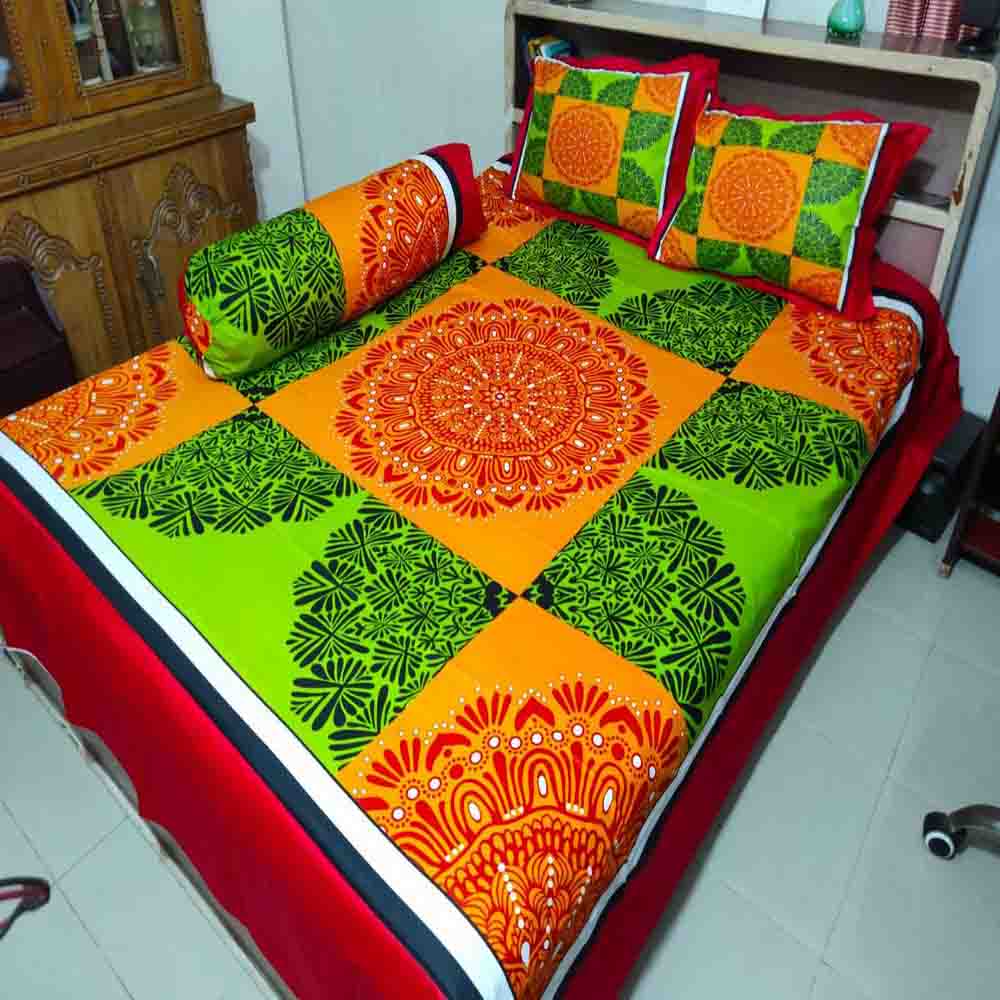 Premium Quality Panel Cotton Bed Sheets PP-080