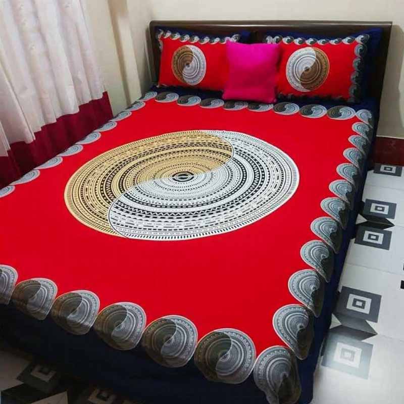 Premium Quality Panel Cotton Bed Sheets PP-012