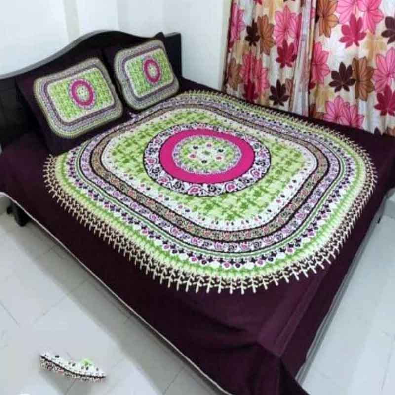 Premium Quality Panel Cotton Bed Sheets PP-020