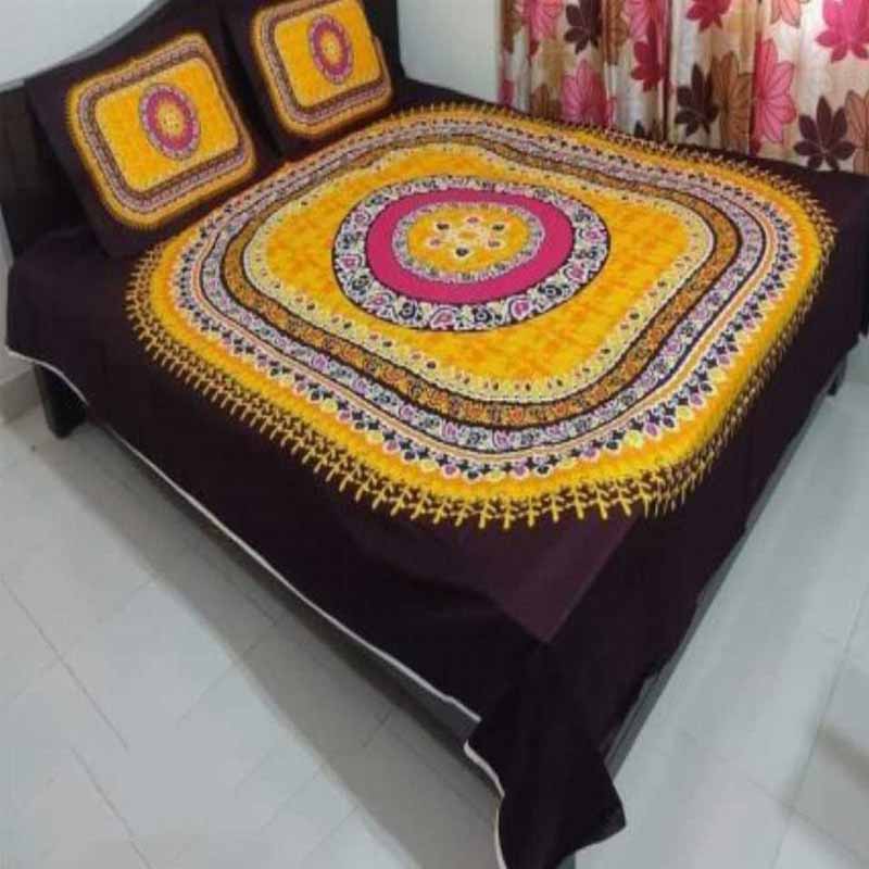 Premium Quality Panel Cotton Bed Sheets PP-021