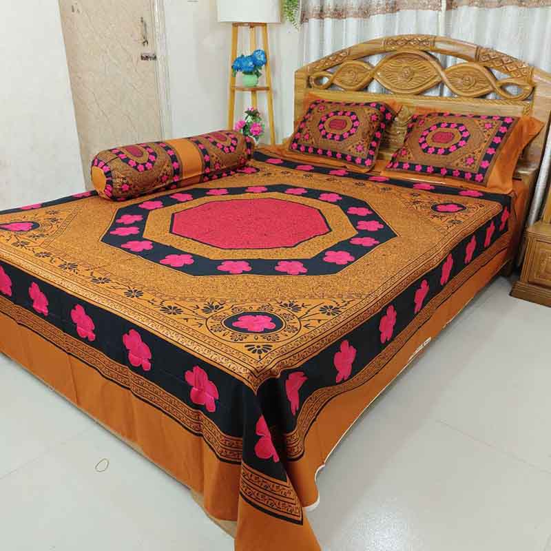 Premium Quality Panel Cotton Bed Sheets PP-027
