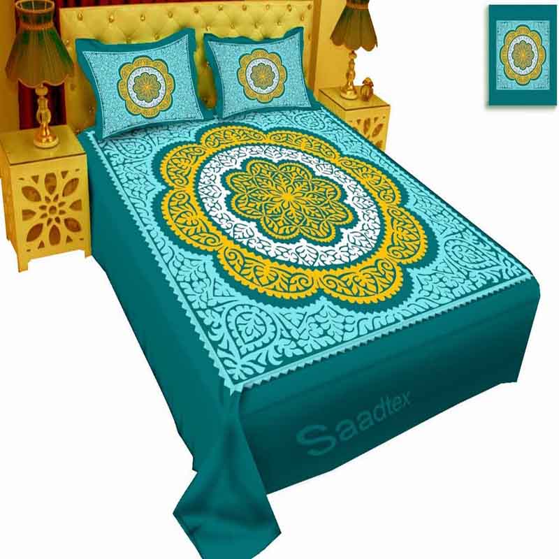 Premium Quality Panel Cotton Bed Sheets PP-037