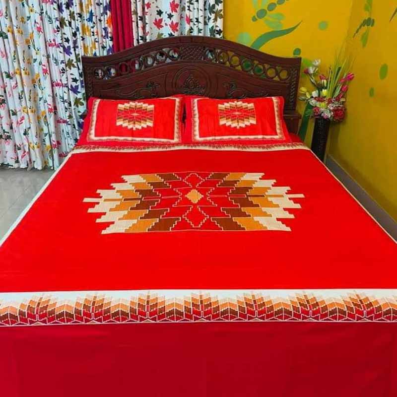Premium Quality Panel Cotton Bed Sheets PP-041