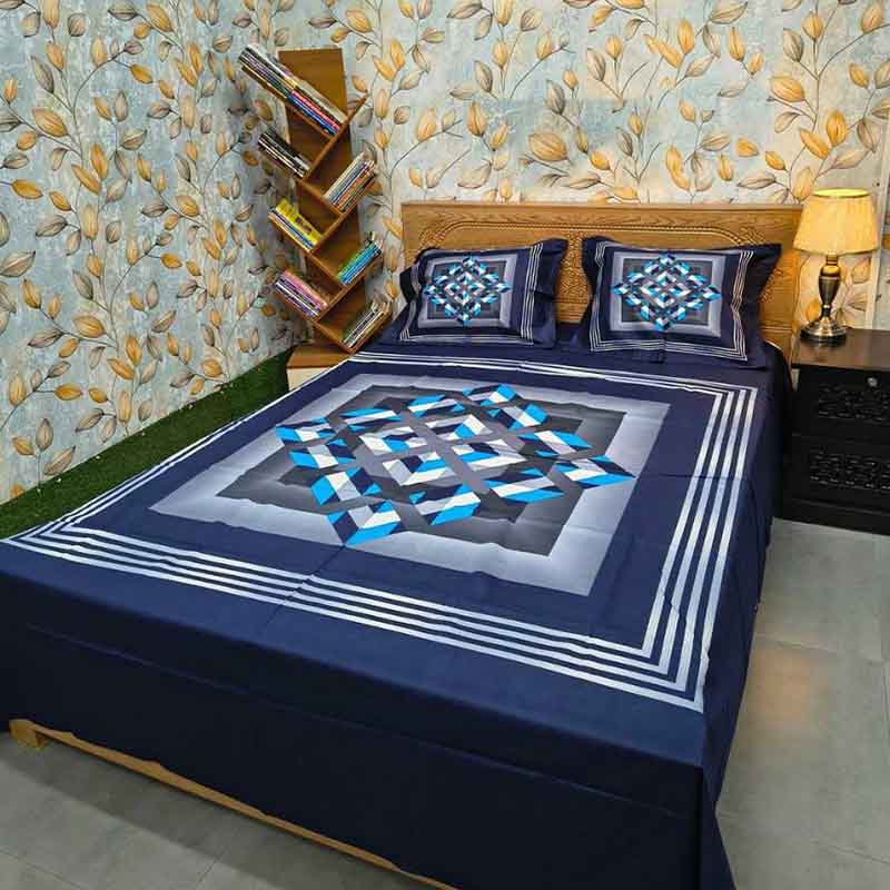 Premium Quality Panel Cotton Bed Sheets PP-044