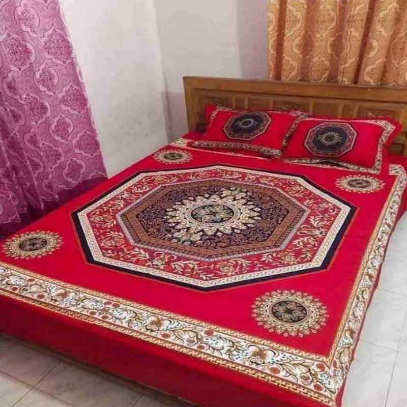Premium Quality Panel Cotton Bed Sheets PP-048