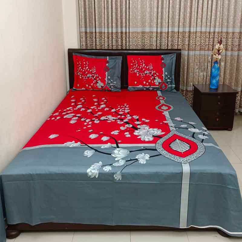 Premium Quality Panel Cotton Bed Sheets PP-052