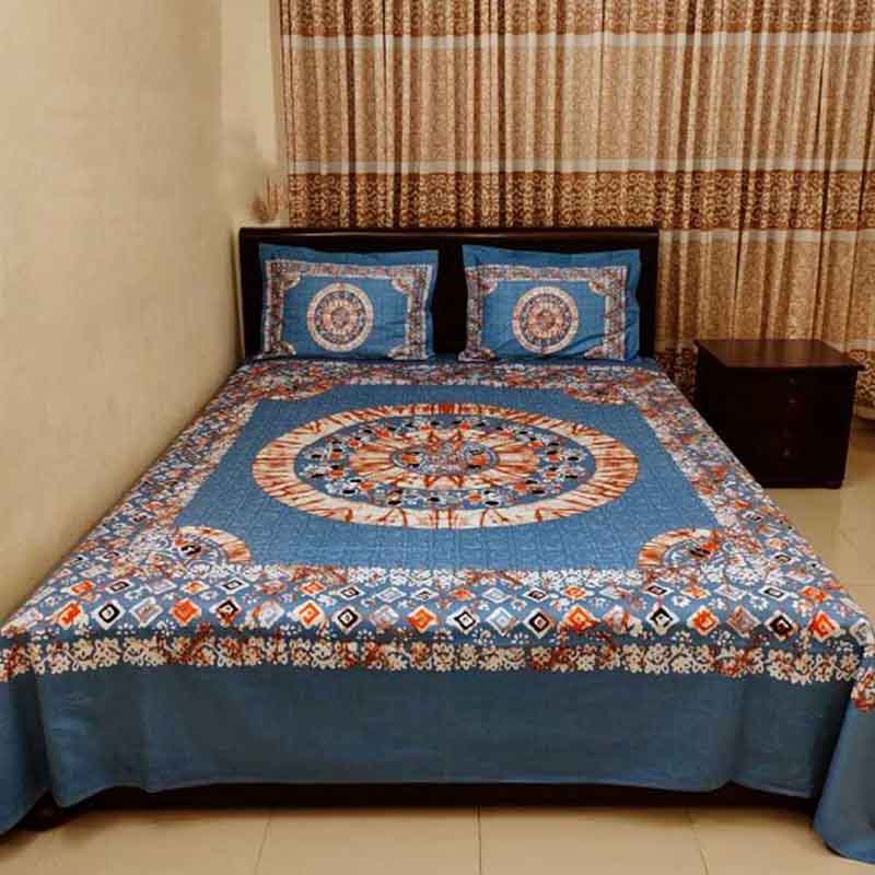Premium Quality Panel Cotton Bed Sheets PP-064