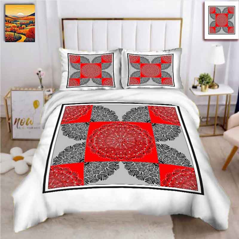 Premium Quality Panel Cotton Bed Sheets PP-077