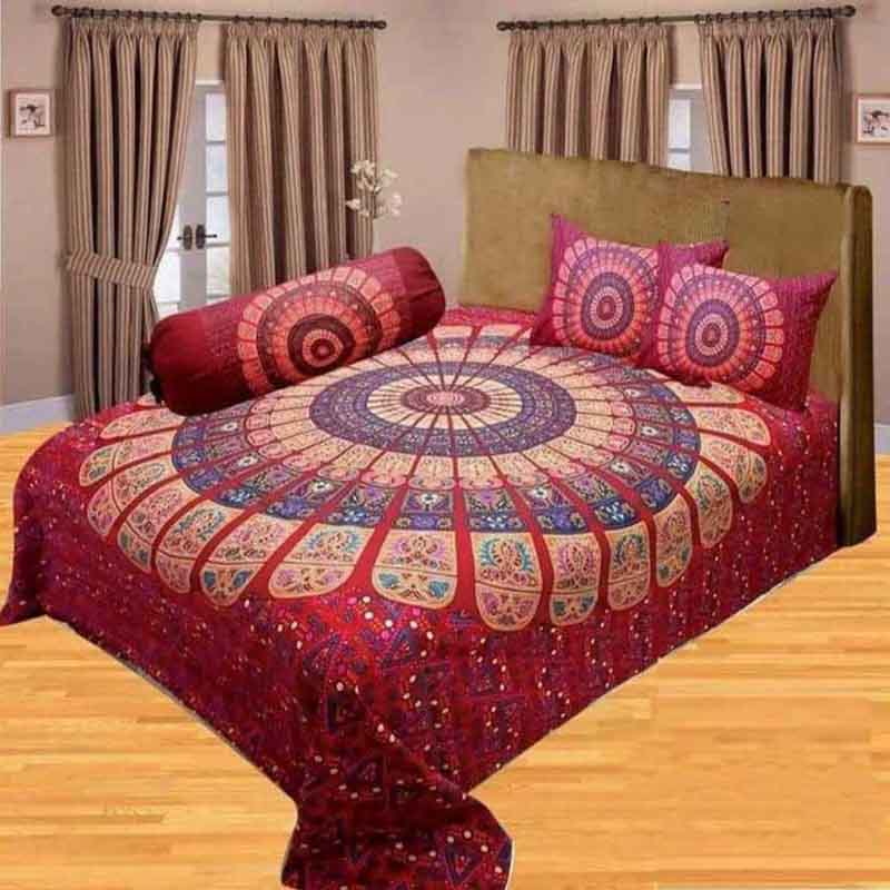 Premium Quality Panel Cotton Bed Sheets PP-090