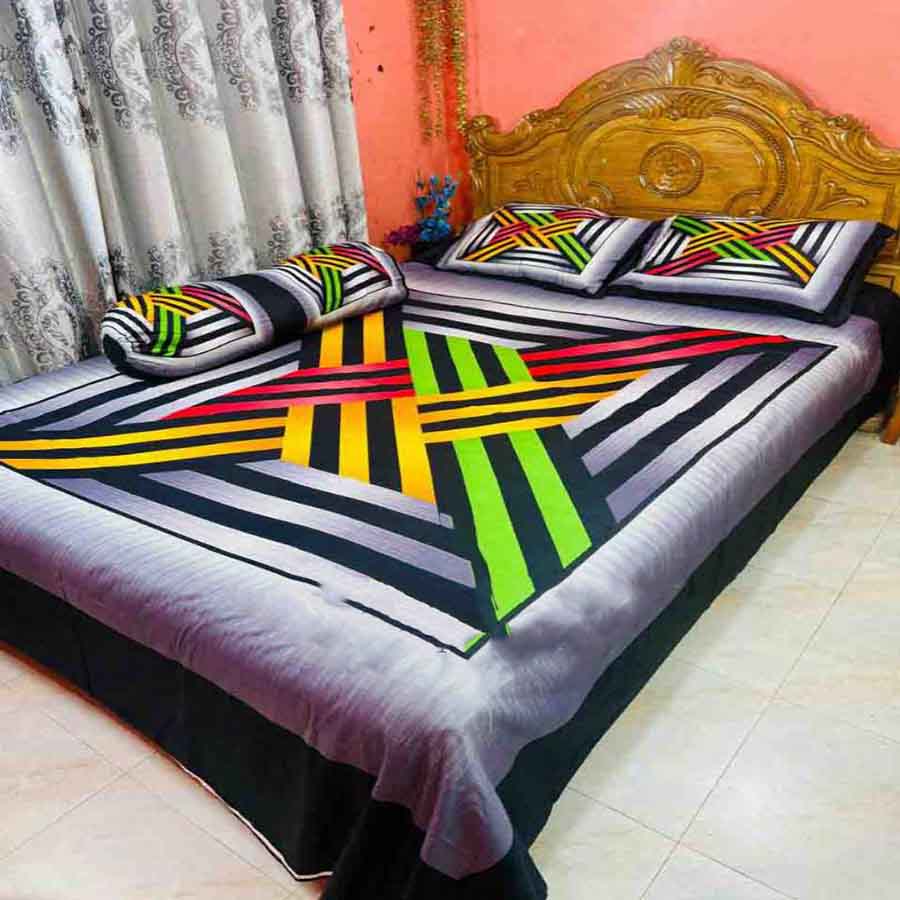 Premium Quality Panel Cotton Bed Sheets PP-092
