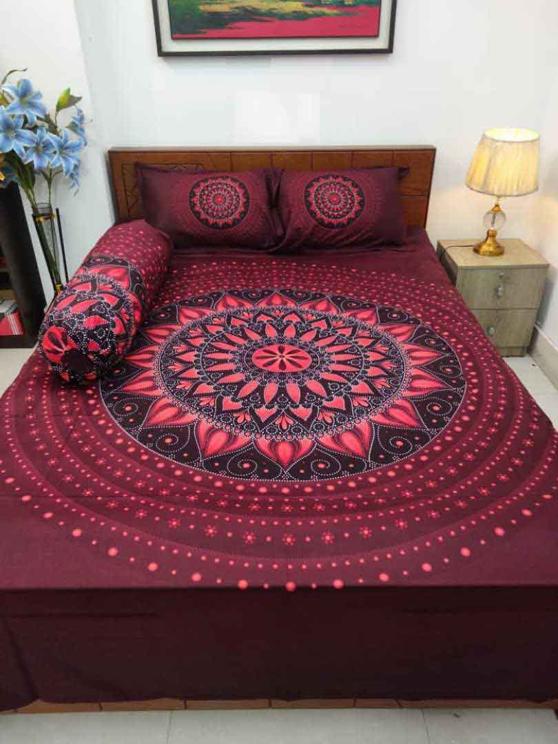 Premium Quality Panel Cotton Bed Sheets PP-094