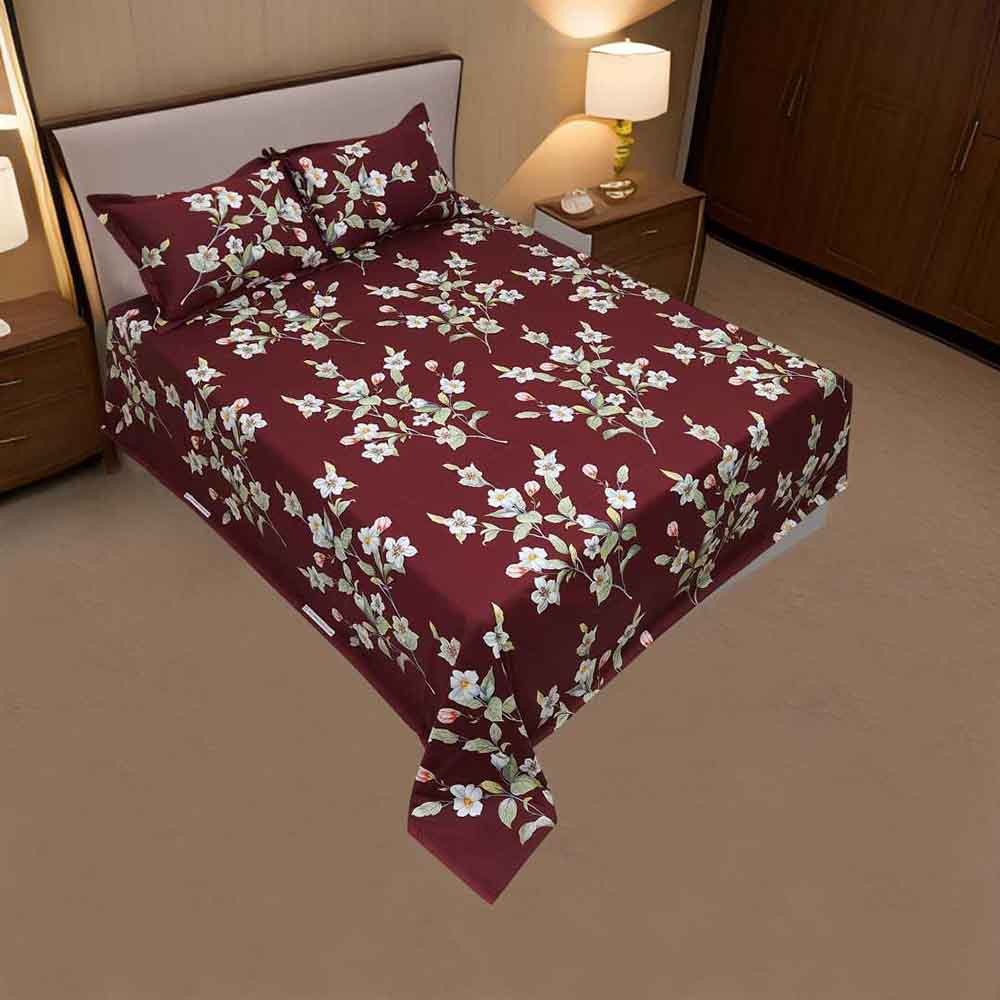 Premium Quality Twill Bed Sheet Set King Size PT-002