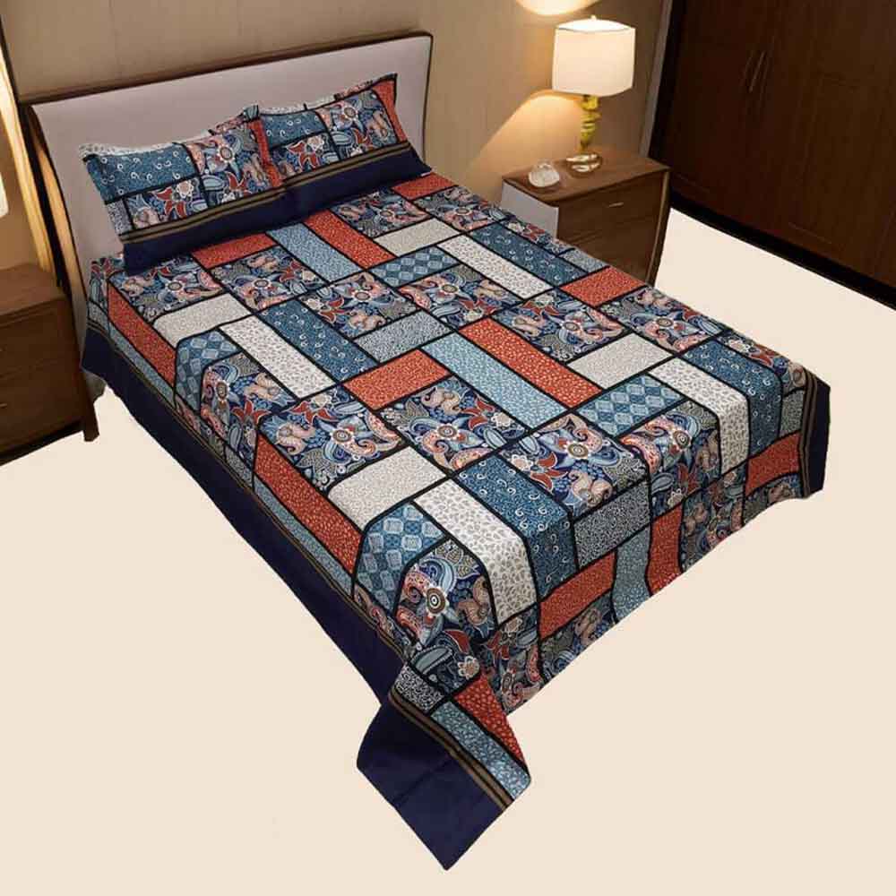 Premium Quality Twill Bed Sheet Set King Size PT-003