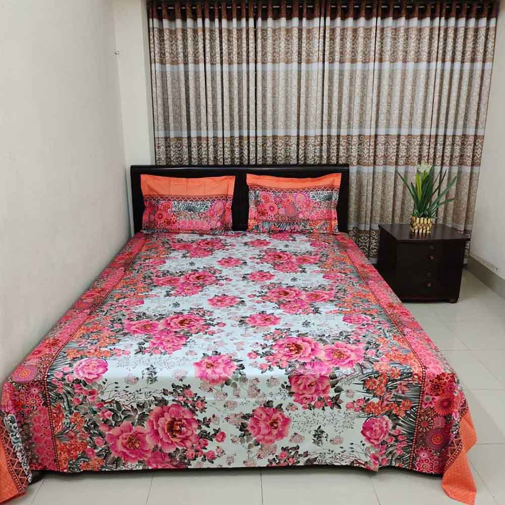 Premium Quality Twill Bed Sheet Set King Size PT-007