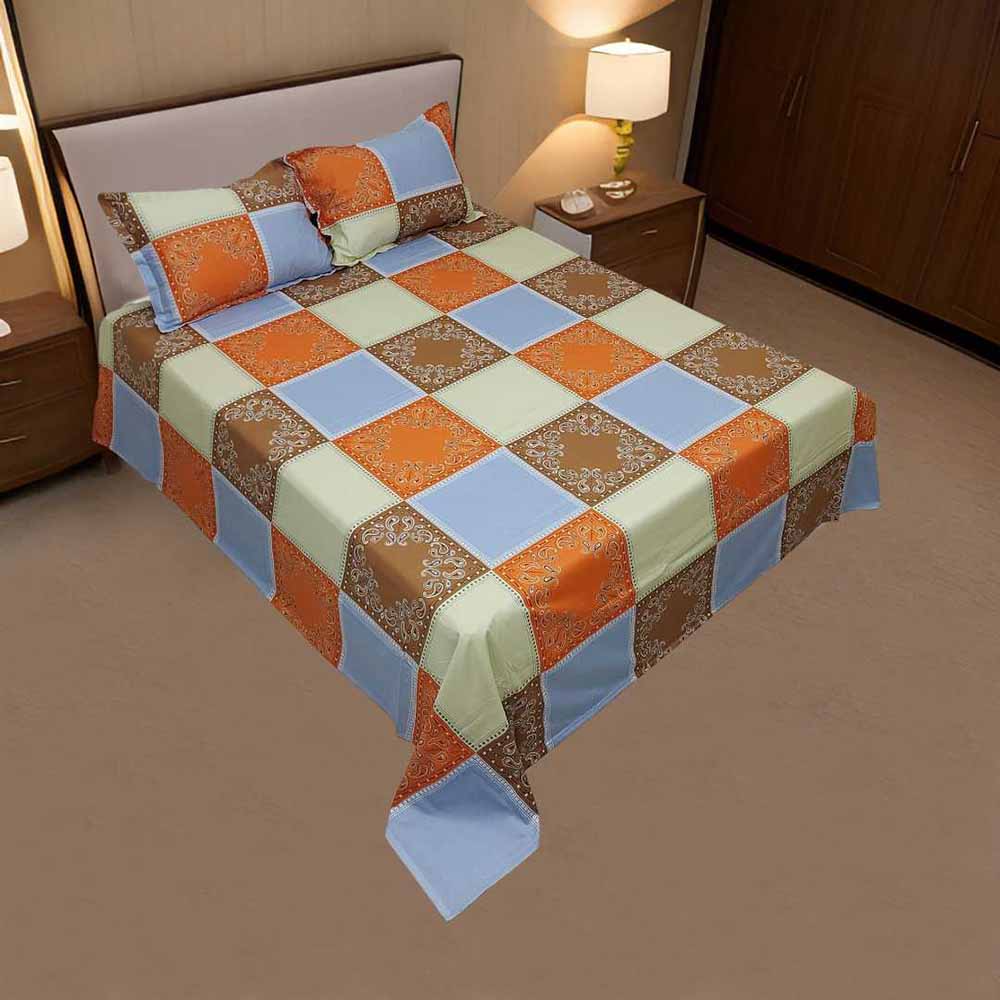 Premium Quality Twill Bed Sheet Set King Size PT-008
