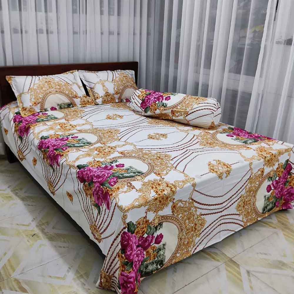 Premium Quality Twill Bed Sheet Set King Size PT-052