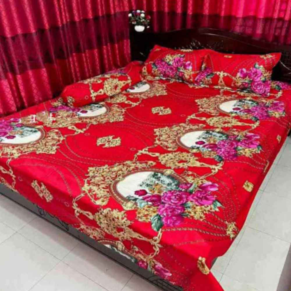 Premium Quality Twill Bed Sheet Set King Size PT-010