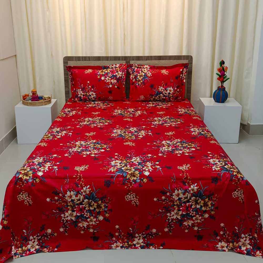 Premium Quality Twill Bed Sheet Set King Size PT-014