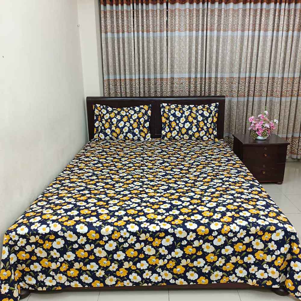 Premium Quality Twill Bed Sheet Set King Size PT-015