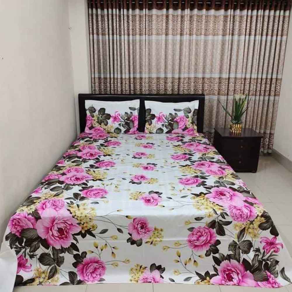 Premium Quality Twill Bed Sheet Set King Size PT-017