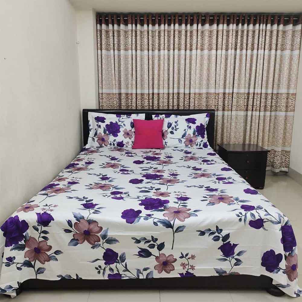 Premium Quality Twill Bed Sheet Set King Size PT-018