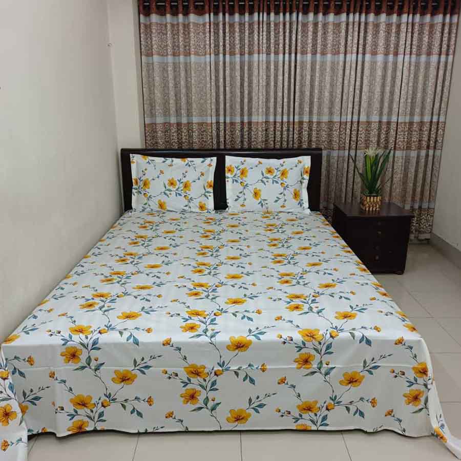Premium Quality Twill Bed Sheet Set King Size PT-032