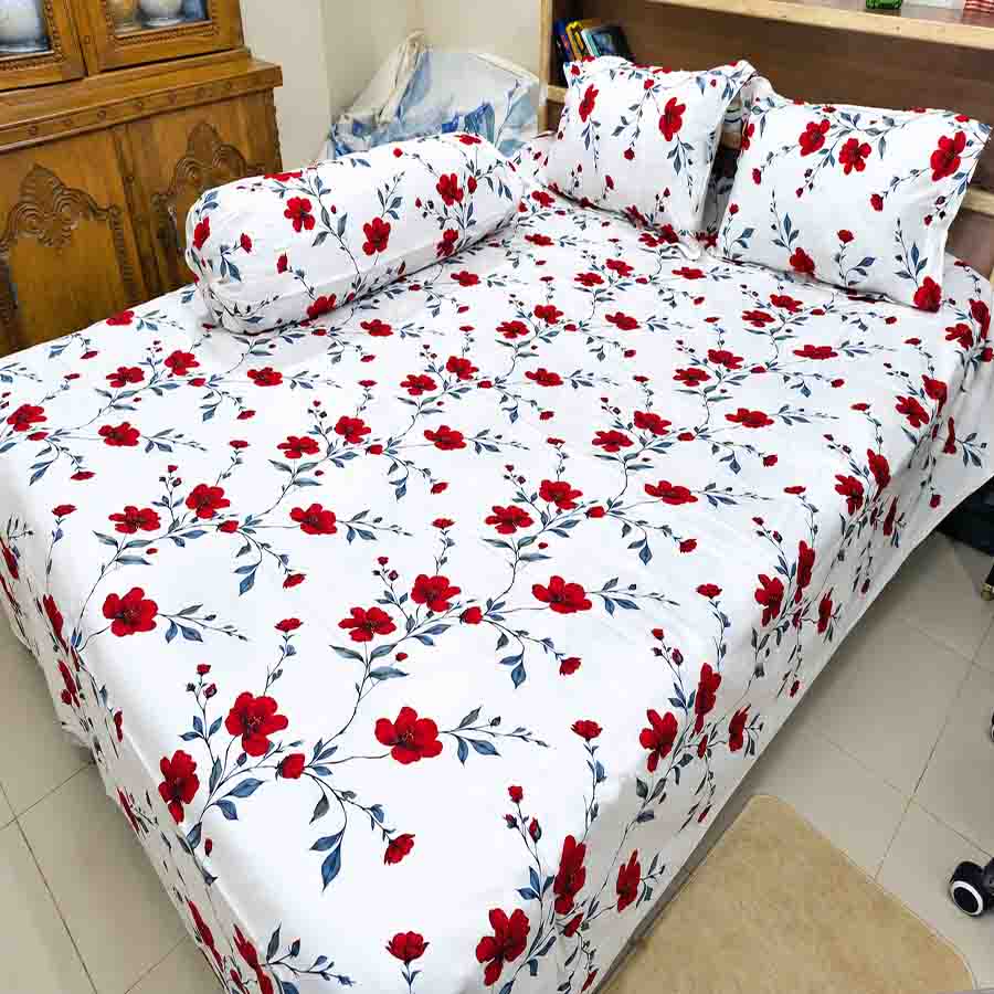 Premium Quality Twill Bed Sheet Set King Size PT-033