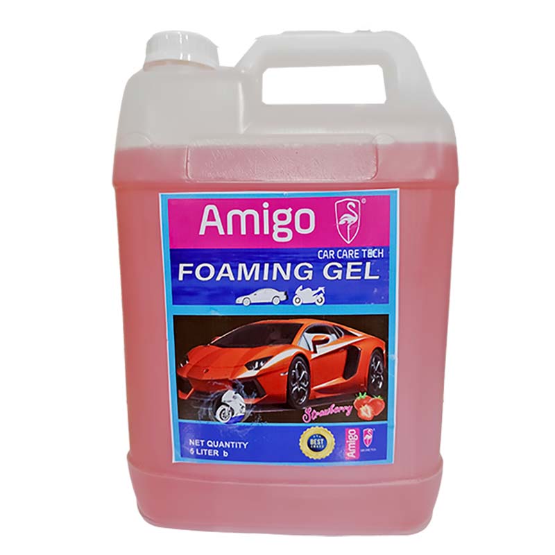 Amigo Foaming Gel 5 Liter – Deep Clean & Shine Pink Color