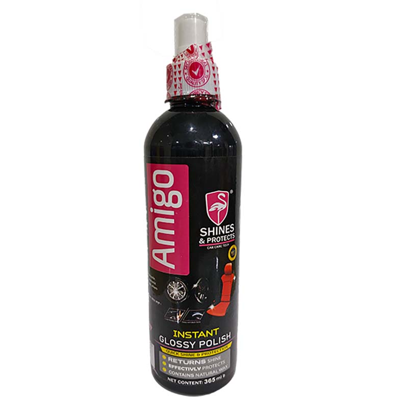 Amigo Instant Glossy Polish 200ml – Protection for Your Car/Bike