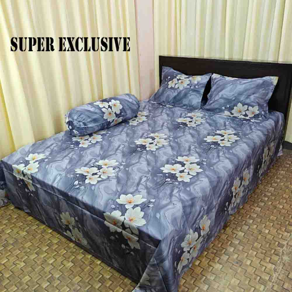 Super Exclusive Premium Quality Twill Bed Sheet Set King Size SE-003