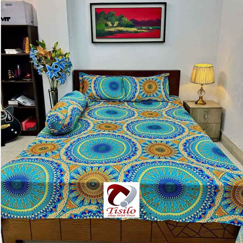 Super Exclusive Premium Quality Twill Bed Sheet Set King Size SE-008