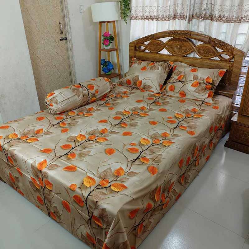 Super Exclusive Premium Quality Twill Bed Sheet Set King Size SE-013