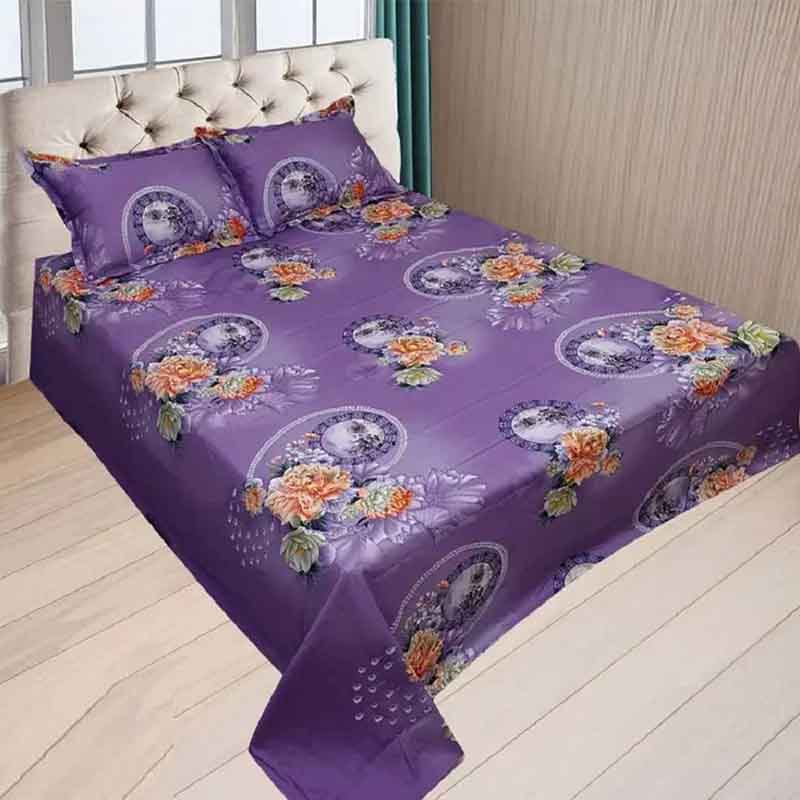 Super Exclusive Premium Quality Twill Bed Sheet Set King Size SE-019