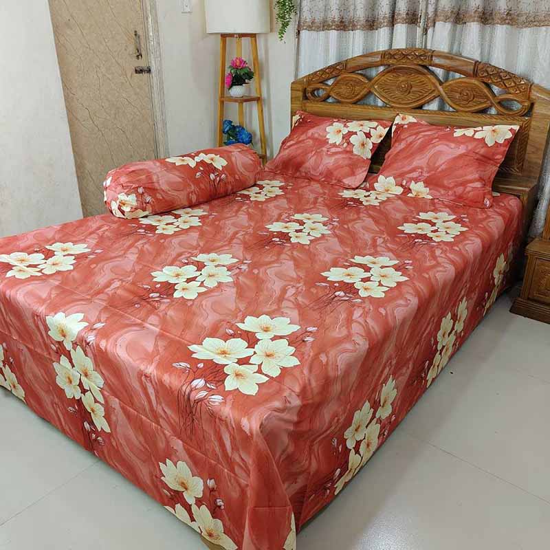 Super Exclusive Premium Quality Twill Bed Sheet Set King Size SE-021