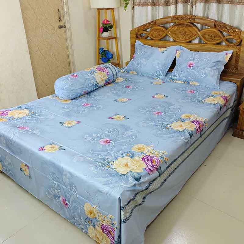 Super Exclusive Premium Quality Twill Bed Sheet Set King Size SE-023