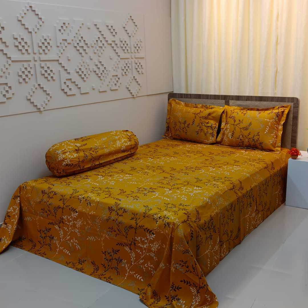 Super Exclusive Premium Quality Twill Bed Sheet Set King Size SE-025